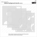 Lawn Clippings Stencils - Background Balloon