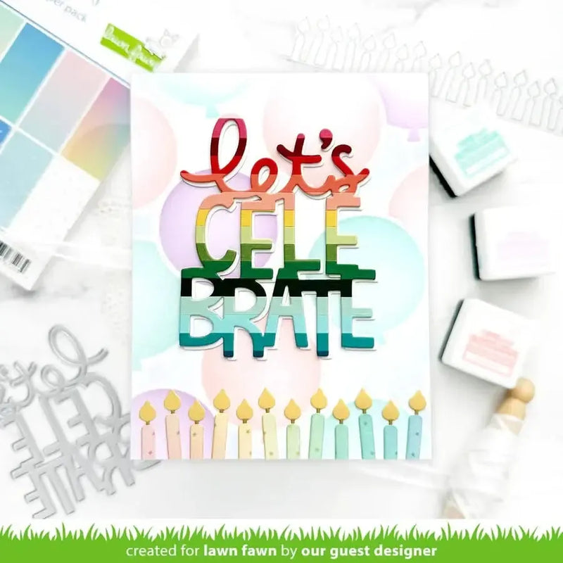 Lawn Clippings Stencils - Background Balloon