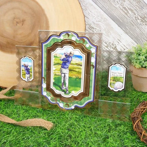 Hunkydory Sporting Pastimes Luxury Foiled Acetate