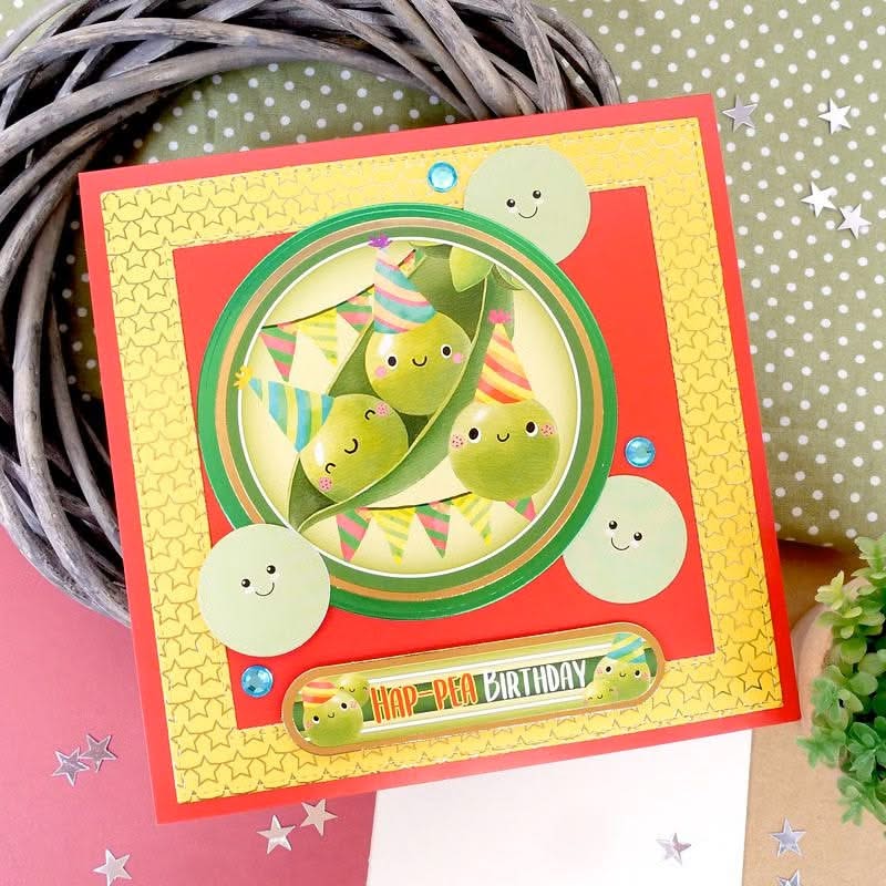 Hunkydory Pun-tastic Foiled Edge-to-Edge Cardstock