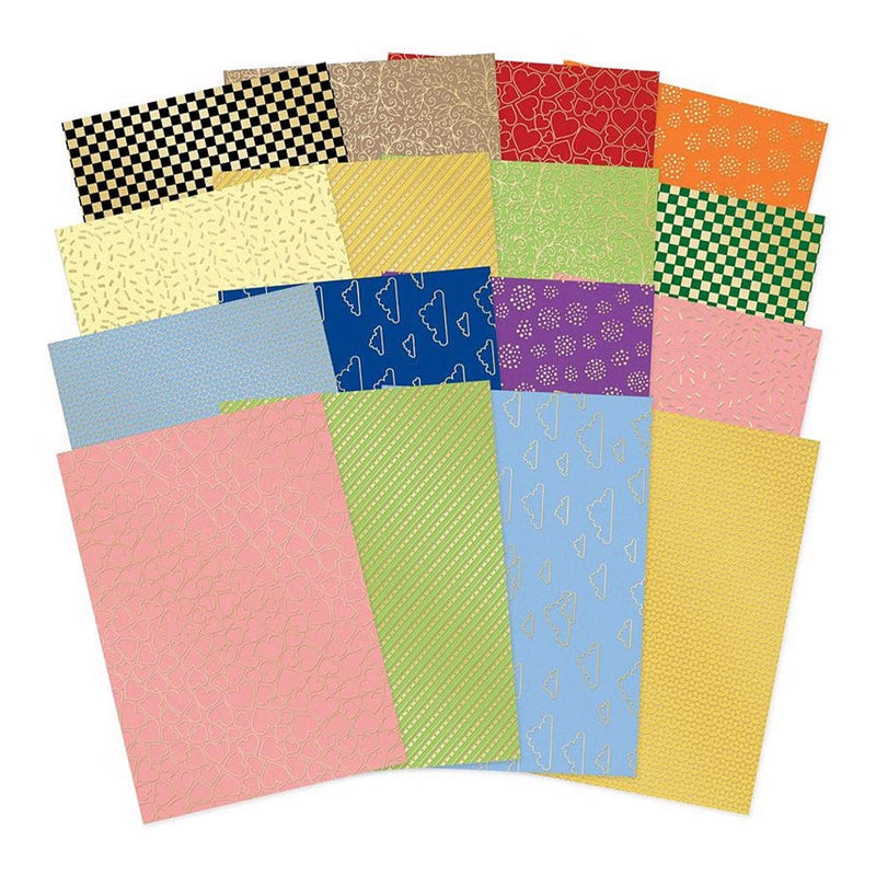 Hunkydory Pun-tastic Foiled Edge-to-Edge Cardstock