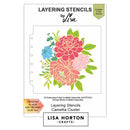 Lisa Horton Crafts Layering Stencils Camellia Cluster