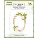 Lisa Horton Crafts Layering Stencils And Die Twig Wreath