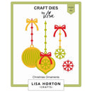 Lisa Horton Crafts Dies Christmas Ornaments*
