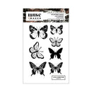 Lisa Horton Crafts Muse & Maker Splintered Wings clear stamp set with detailed butterfly illustrations and silhouette butterfly designs