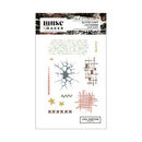 Lisa Horton Crafts Muse & Maker Blotted Script clear stamp set with script writing abstract marks crack textures and mixed media elements