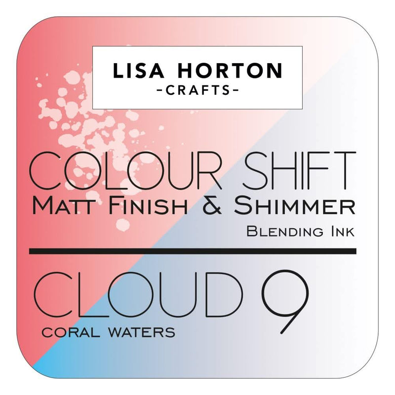 Lisa Horton Crafts Cloud 9 Colour Shift Ink Pad Coral Waters