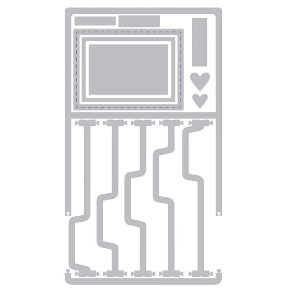 Sizzix Thinlits Snap & Swap Die Set By 49 And Market 15/Pkg - File Folders