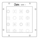 Sizzix Rotating Stencil By Sizzix 1/Pkg - Retro Vibe