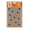 Crafters Companion Embossing Folder 5"x 7" By Leonie Pujol - Love Lines