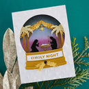 Spellbinders Etched Dies By Simon Hurley Nativity Scene, Snow Globes*