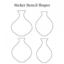 Lavinia Sticker Stencil