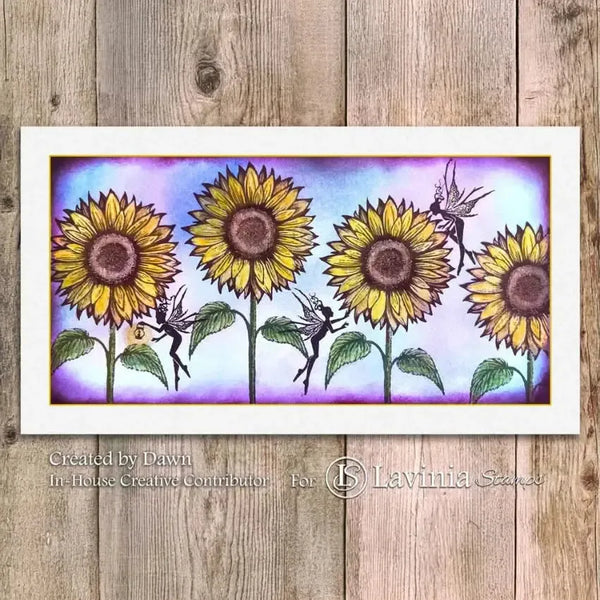 Lavinia Stamps - Open Sunflower