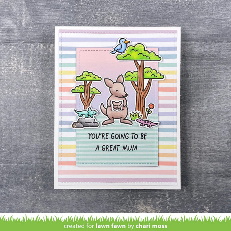 Lawn Fawn Clear Stamp Set - All The Mums