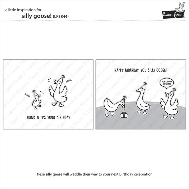 Lawn Fawn Clear Stamp Set - Silly Goose!