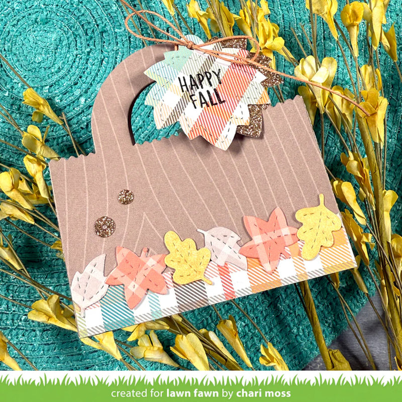 Lawn Fawn Clear Stamp Set - Tiny Tag Sayings: Fall