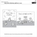 Lawn Fawn Clear Stamps - Cozy Cats Christmas Add-On