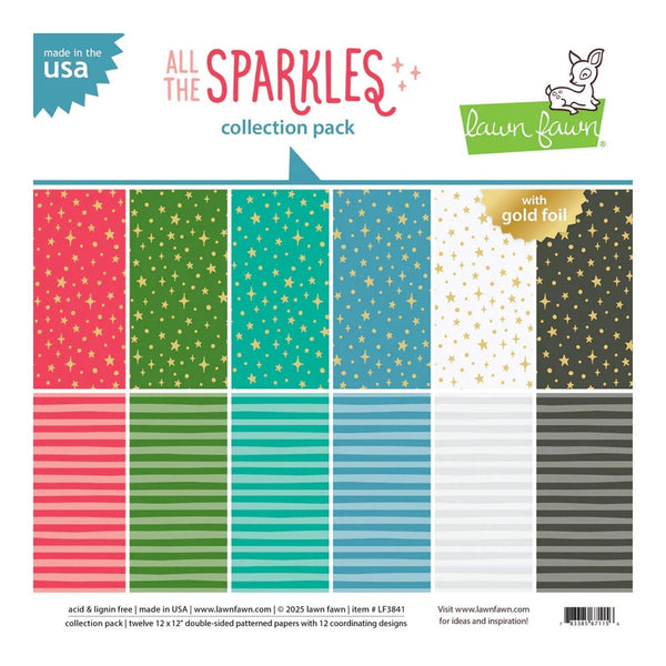 Lawn Fawn All the Sparkles 12"x 12" Collection Pack