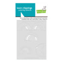 Lawn Fawn coloring stencils packaging with white stencils on a white background
