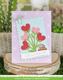 Lawn Fawn Dies - Checkered Hearts Backdrop: Portrait