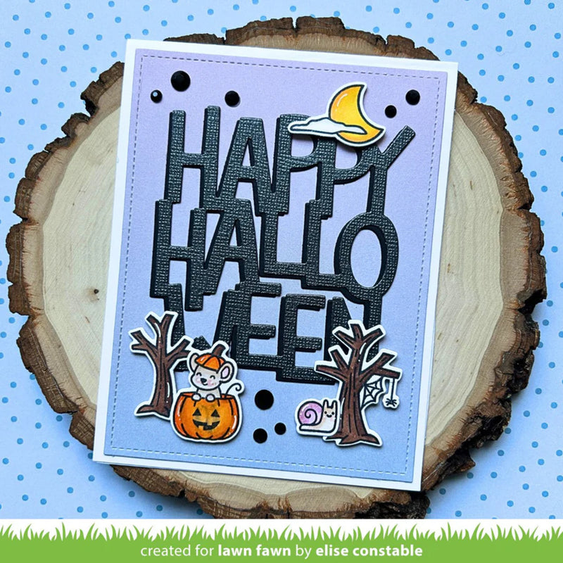 Lawn Fawn Lawn Cuts Die - Giant Happy Halloween: Portrait