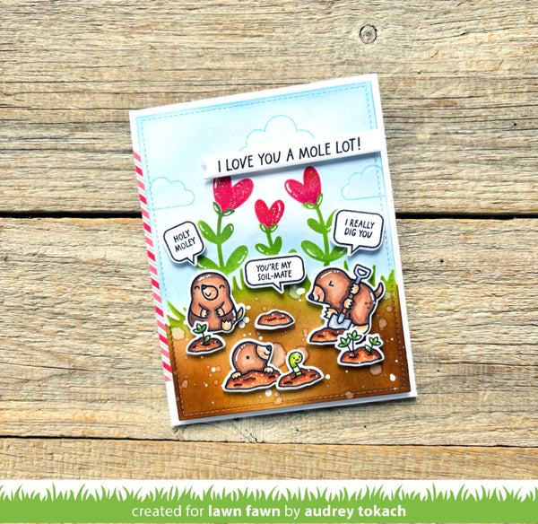 Lawn Fawn Stamps - A Mole Lot of Love