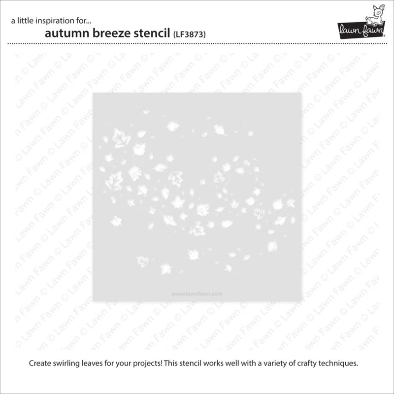 Lawn Fawn Stencil - Autumn Breeze