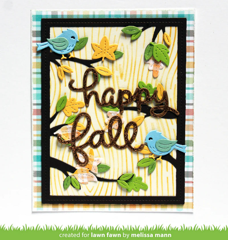 Lawn Fawn Stencil - Woodgrain