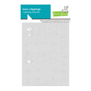 Lawn Fawn coloring stencil packaging with branding on a white background