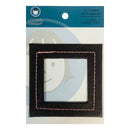 Li'l Davis Designs - Stitched Leather Frame - Pink