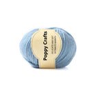 Poppy Crafts Wool Thread Anti-Pilling Yarn 50g - Light Blue