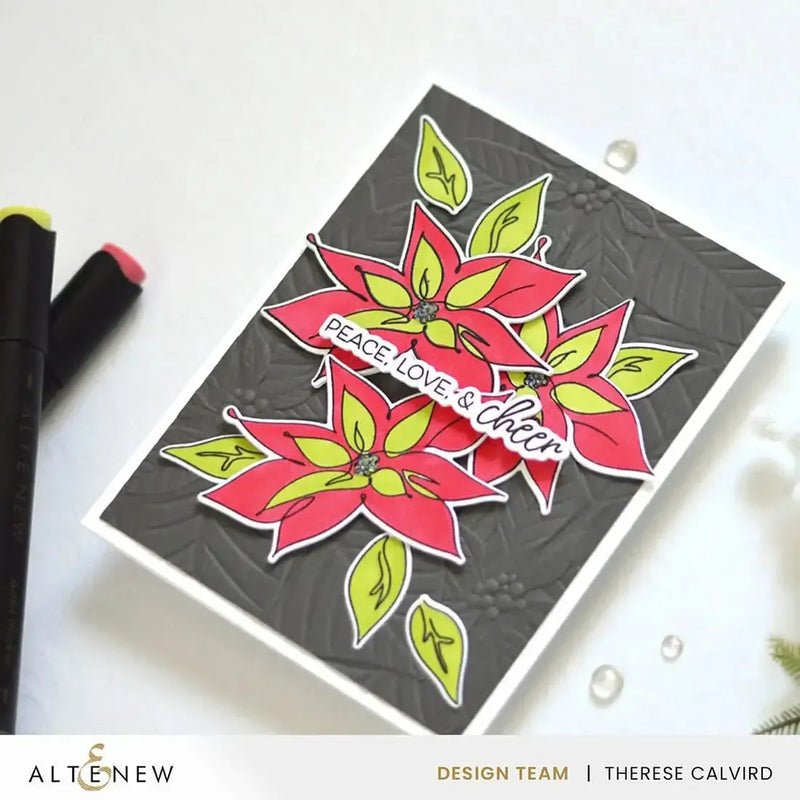 Altenew Linear Life Poinsettias Die Set*