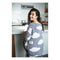 Lion Brand Free Pattern - Feels Like Bliss - Cloud Intarsia Sweater