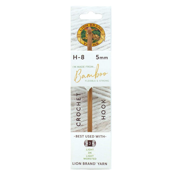 Lion Brand Bamboo Crochet Hooks - Size H-8 (5mm)