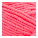Close-up of bright pink yarn
