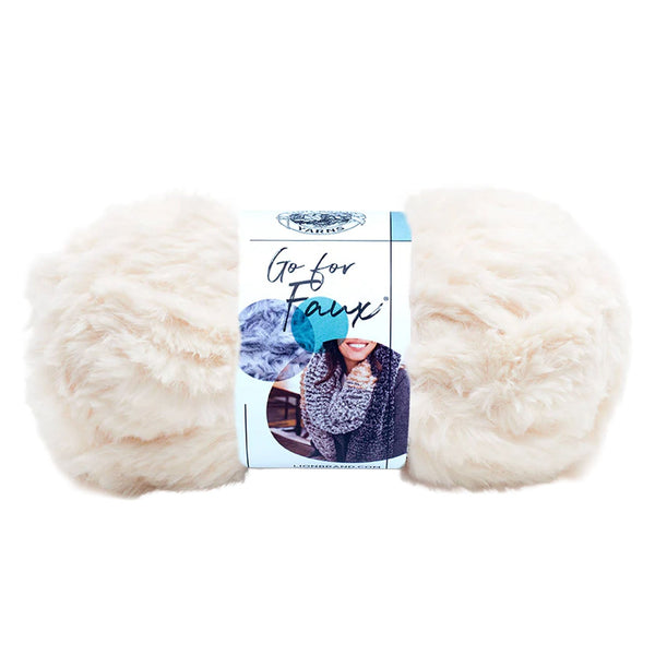 Lion Brand Go For Faux Yarn - Baked Alaska 100g