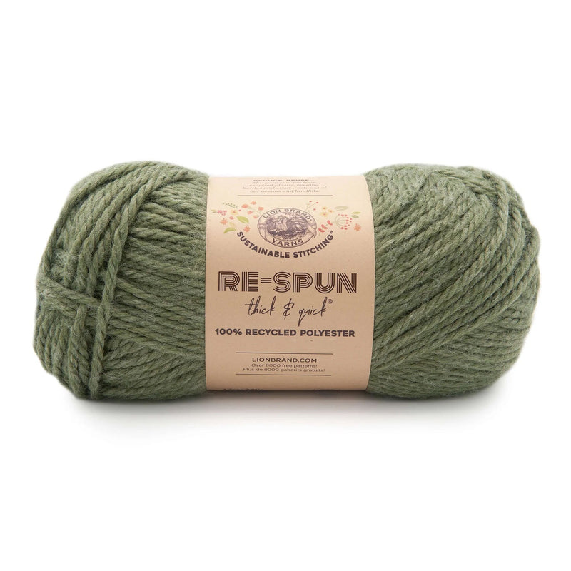 Lion Brand Re-Spun Thick & Quick Yarn - Evergreen