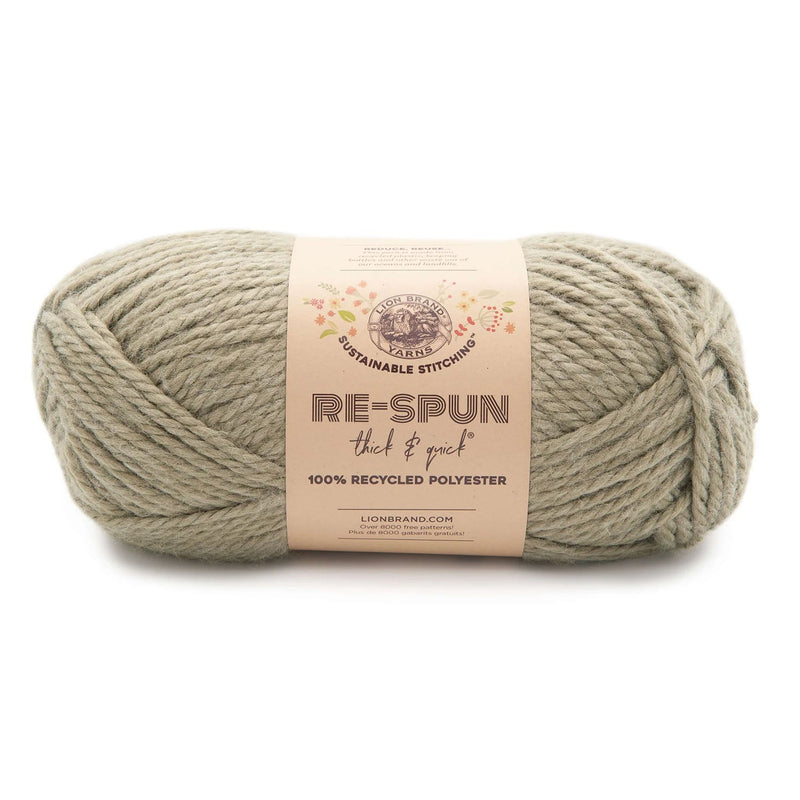 Lion Brand Re-Spun Thick & Quick Yarn - Olive Branch