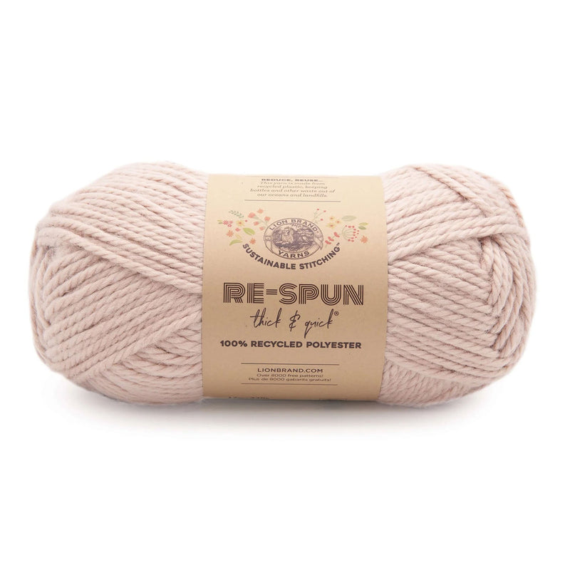 Lion Brand Re-Spun Thick & Quick Yarn - Sepia Rose