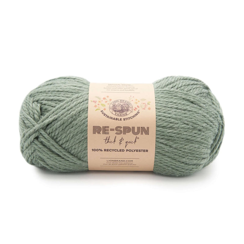 Lion Brand Re-Spun Thick & Quick Yarn - Spruce