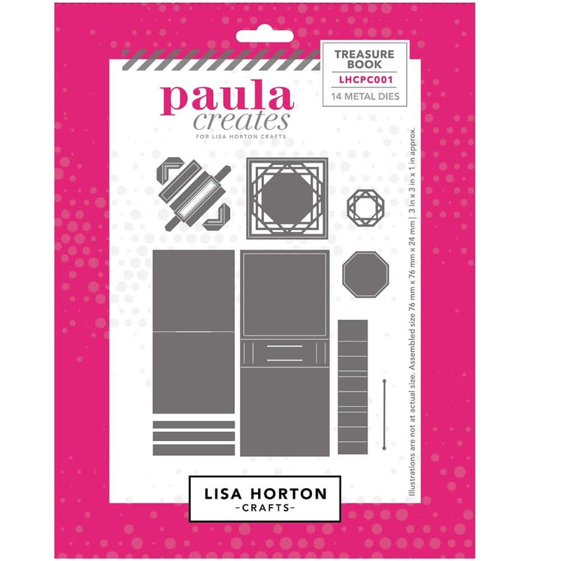Lisa Horton Crafts Paula Creates Die Set Treasure Book