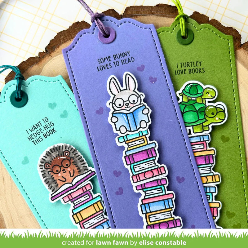 Lawn Fawn Clear Stamp Set - Little Woodland Library Friends