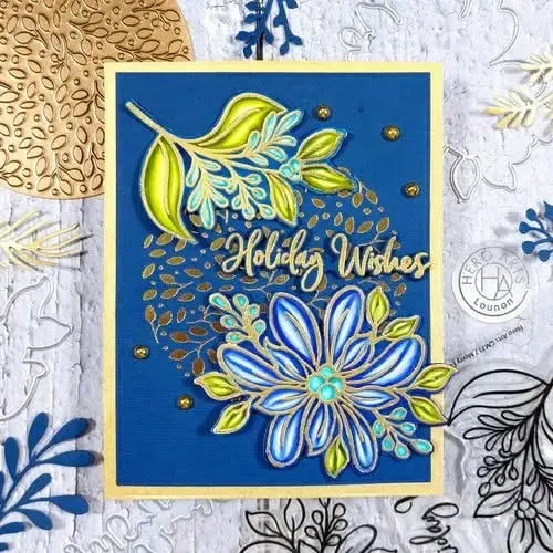 Hero Arts Clear Stamps 4"X6" Merry Foliage*