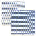 Luxe Designs 12"x12" Double Sided Cardstock - Simple Dot - Blue.
Side one - White with blue dots.
Side two - Blue with white dots.