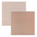 Luxe Designs 12"x12" Double Sided Cardstock - Simple Dot - Brown.
Side one - White with brown dots.
Side two - Brown with white dots.