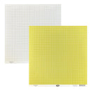 Luxe Designs 12"x12" Double Sided Cardstock - Simple Grid - Lime.
Side one - White with lime lines.
Side two - Lime with white lines.