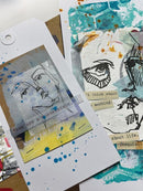 Dina Wakley Media Cling Stamps 6"x 9" - Church Doodles*