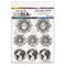 Dina Wakley MEdia Collage Tissue Paper 7.5"X10" 20/PKg Antiquities