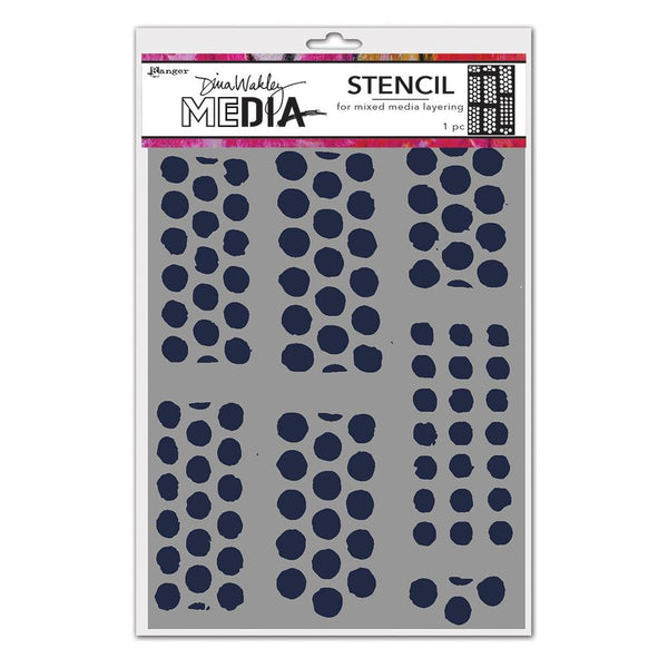 Dina Wakley Media Stencils 9"X6" Dotted Tape*