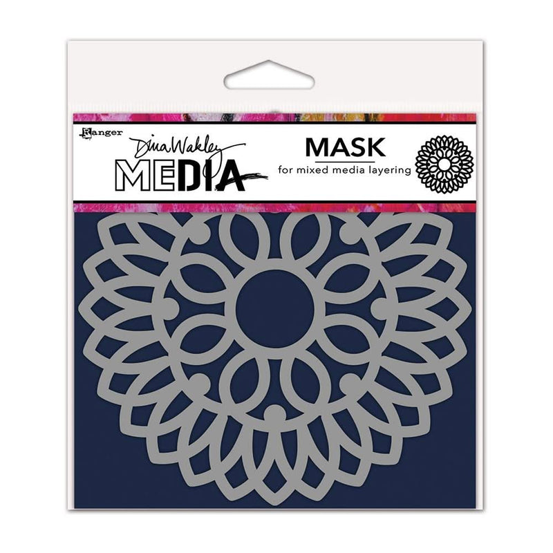 Dina Wakeley MEdia Stencils 9"X6" Pointy Doily